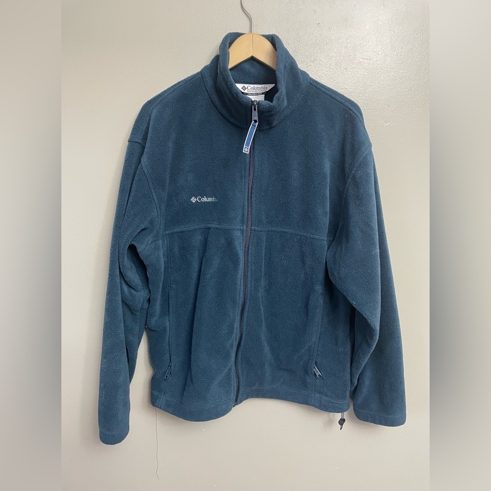 Columbia men’s Large fleece full zip jacket